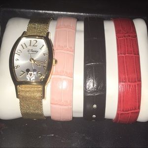 Gold Mickey Mouse Watch